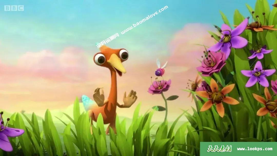 《Dinopaws》好奇小恐龙英文版全51集英语英字720P/MP4/