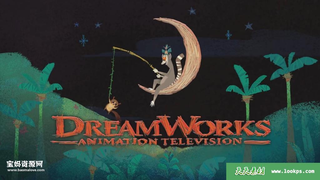 《AllHailKingJulien》朱利安国王万岁英文版第一二三季[全78集][1080P][MP4]-天天素材网