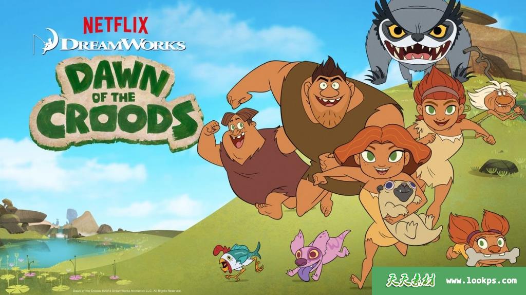 《DawnoftheCroods》疯狂原始人:欢乐登场英文版第一季[全13集][英语][1080P][MKV]-天天素材网