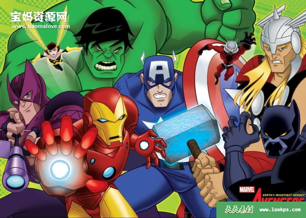《TheAvengers:Earth’sMightiestHeroes》复仇者：世上最强英雄组合英文版第一季[全26集][英语][1080P][MP4]-天天素材网