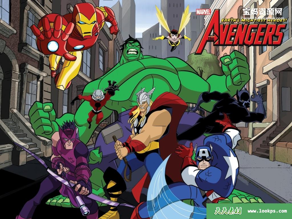 《TheAvengers:Earth’sMightiestHeroes》复仇者：世上最强英雄组合英文版第二季[全26集][英语][1080P][MP4]-天天素材网