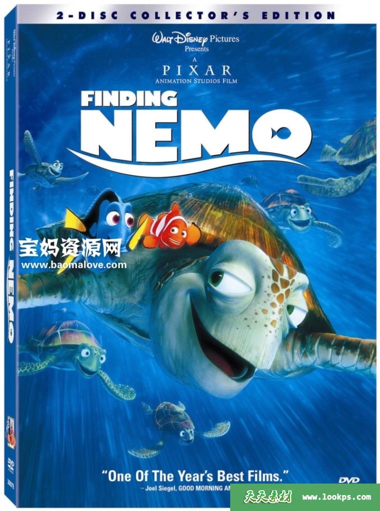 《海底总动员FindingNemo》[2003][国粤台英四语][720P][MKV]-天天素材网