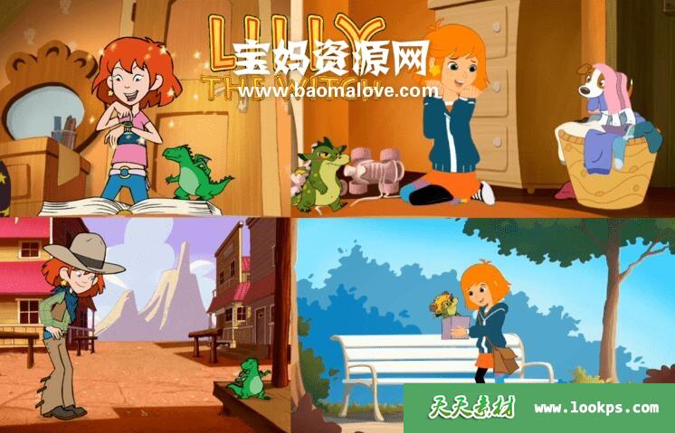 《LillytheWitch》巫女小莉英文版[全26集][英语][432P][MP4]-天天素材网