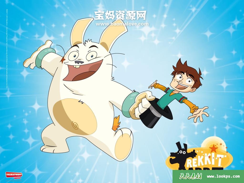 《RekkitRabbit》怪兔乐奇英文版[全104集][英语][720P][MP4]-天天素材网