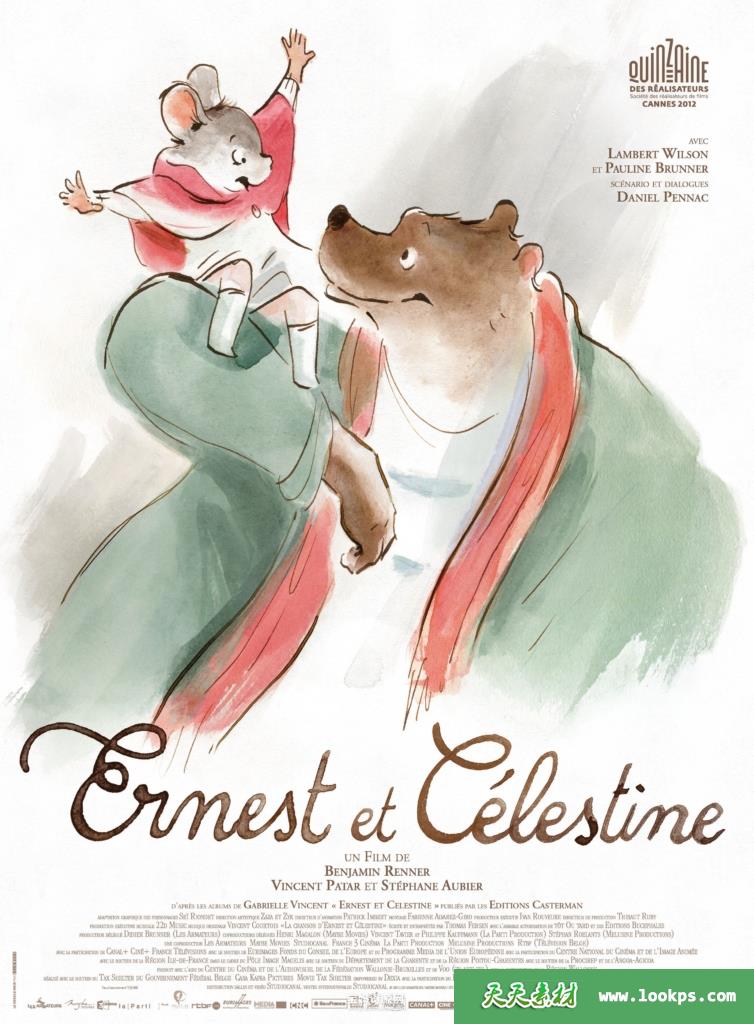 《艾特熊和赛娜鼠ErnestetCélestine》[2012][英语][1080P][MKV]-天天素材网