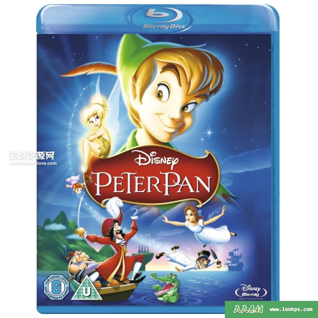 《小飞侠PeterPan》[1953][英语][1080P][MKV]-天天素材网