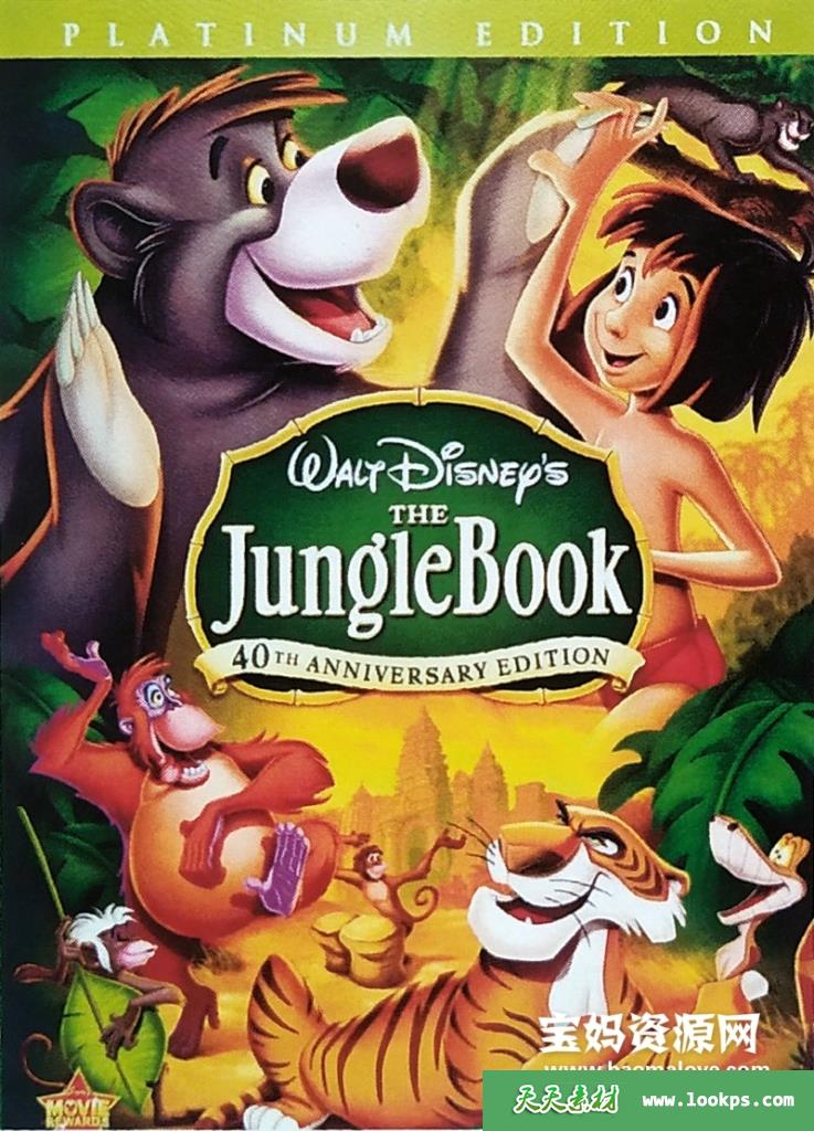《森林王子TheJungleBook》[1967][国英双语][720P][MKV]-天天素材网