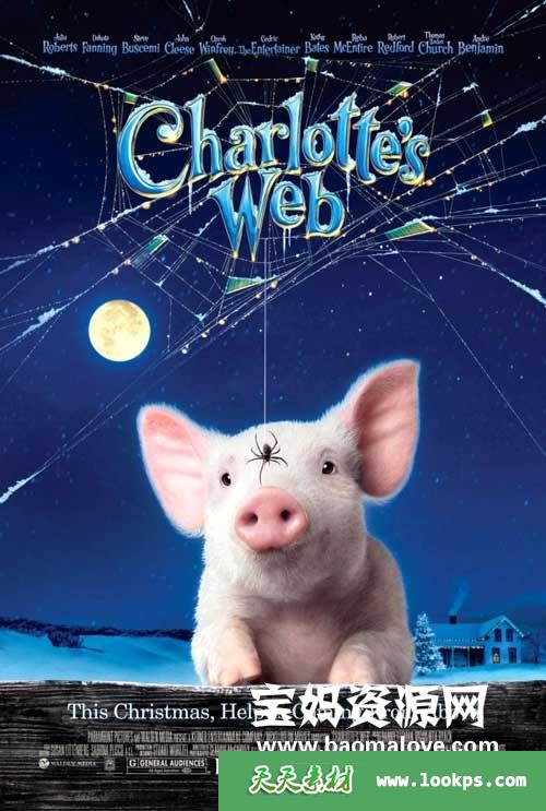 《夏洛特的网Charlotte'sWeb》[2006][国粤台英四语][1080P][MKV]-天天素材网