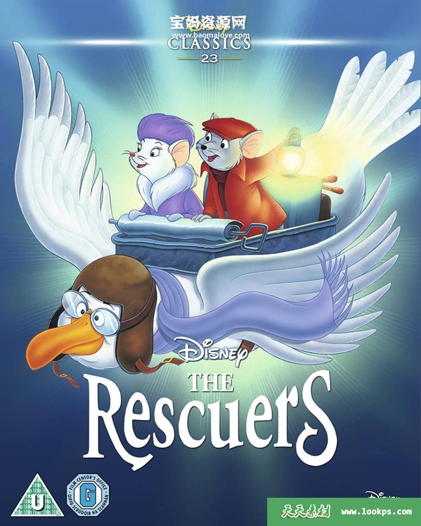 《救难小英雄TheRescuers》[1977][英语][1080P][MKV]-天天素材网