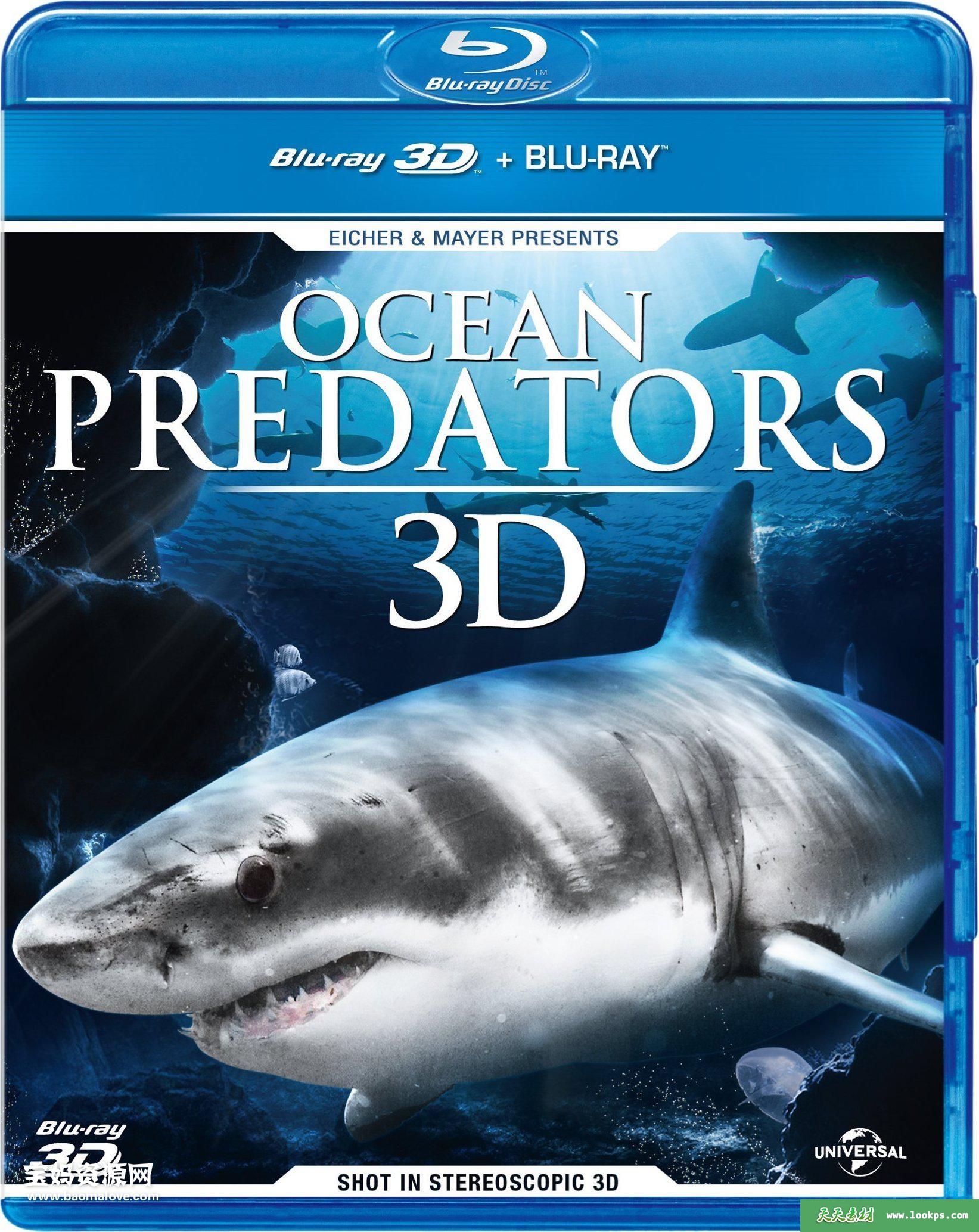 《海洋捕食者OceanPredators》[全4集][英语中英字][1080P][MP4]-天天素材网