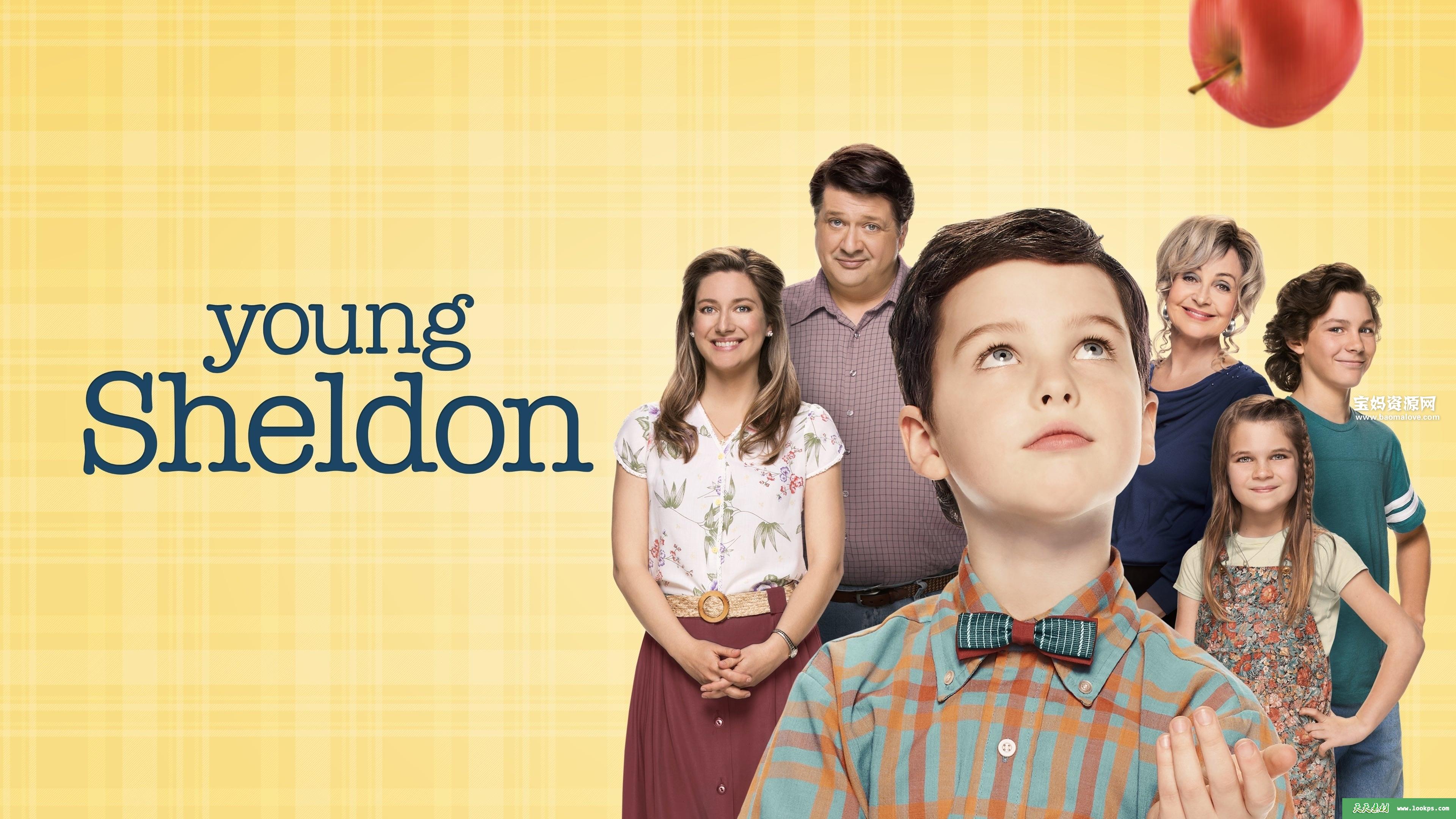 《YoungSheldon》小谢尔顿英文版第二季[全22集][英语发音  内置中英文字幕][1080P][MKV]-天天素材网