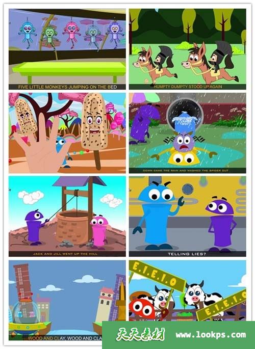 Kiddybots儿童英语儿歌动画