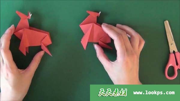 聖誕鹿 クリスマス「トナカイ」折り紙Christmas \\\'reindeer\\\' origami_.jpg