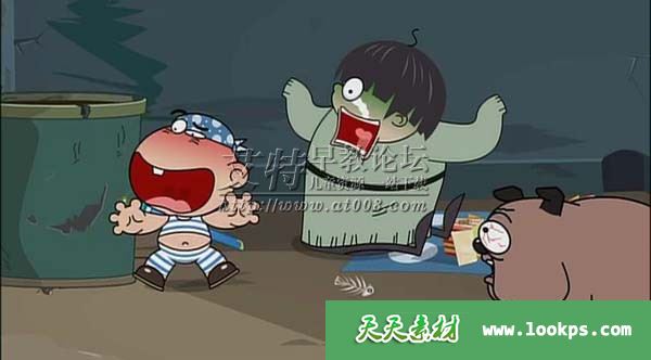 儿童亲子搞笑动画片《老呆和小呆》全26集下载