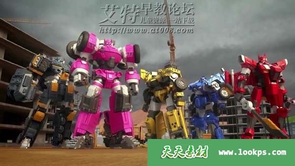 韩国热血冒险机甲动画片《迷你特工队X》英文版全52集下载